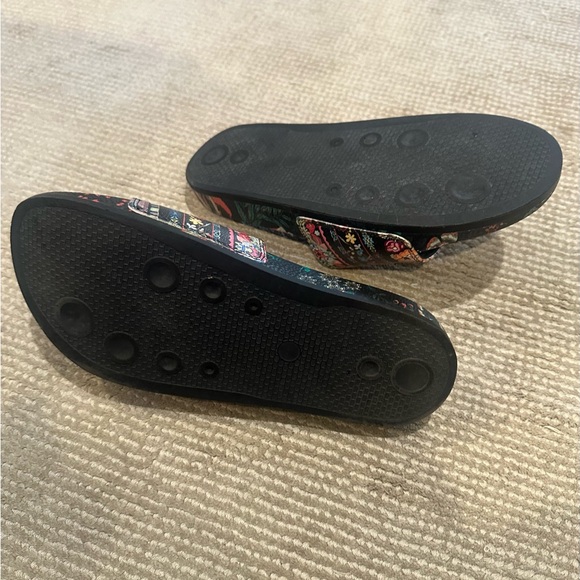 Johnny Was Floral Slide Sandals - Picture 4 of 4